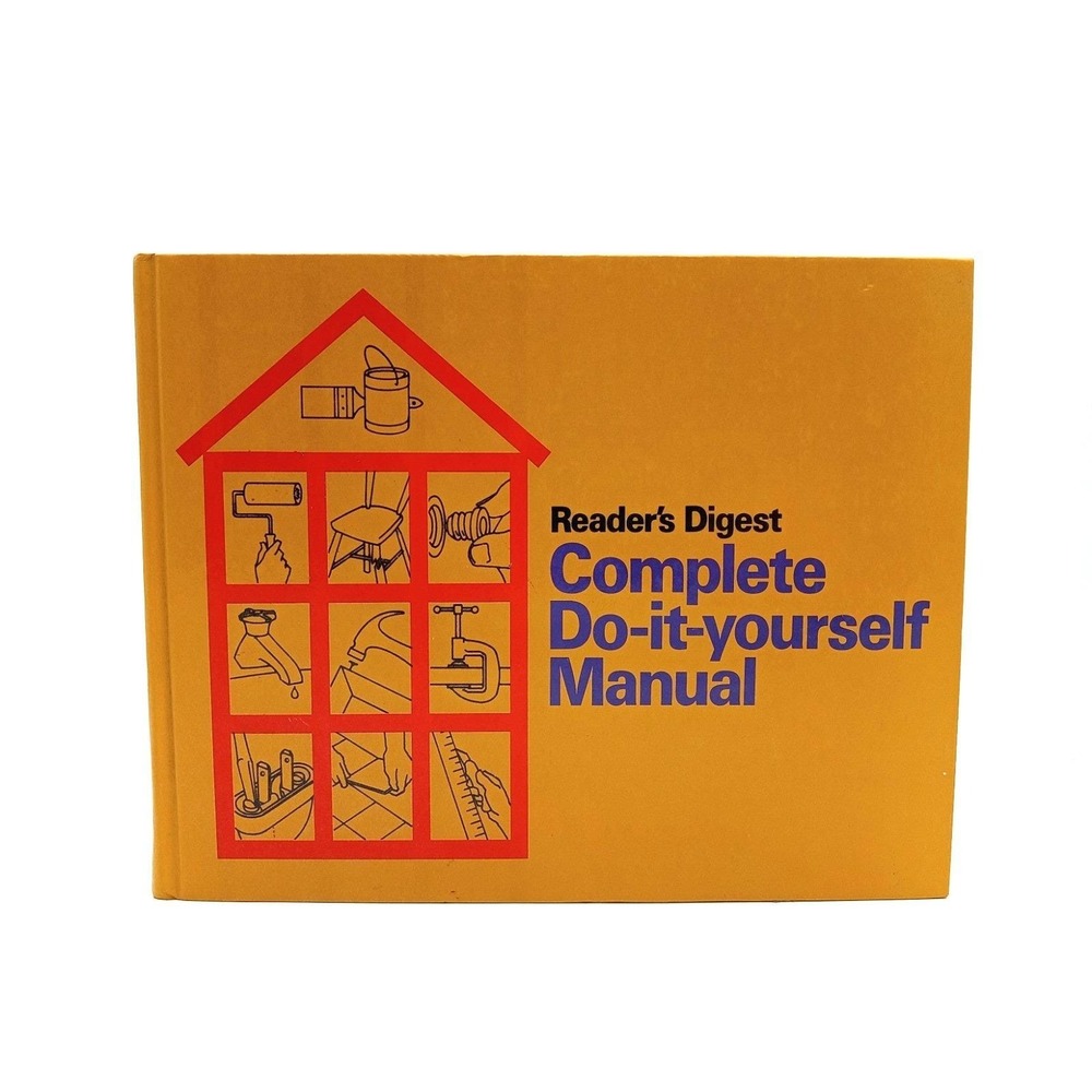 Vintage 1974 Reader's Digest‎ Complete Do-It-Yourself Manual HC Illustrated VG